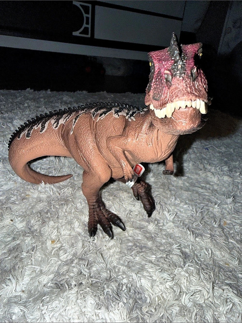 Schleich Amargasaurus 69 Dinosaur Figure Brown & Black Like New